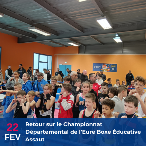 Retour sur le Championnat départemental de l’Eure Boxe éducative assaut